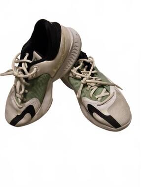 Nike Freak 1 Basketball Shoes Size 7Y White Green Black